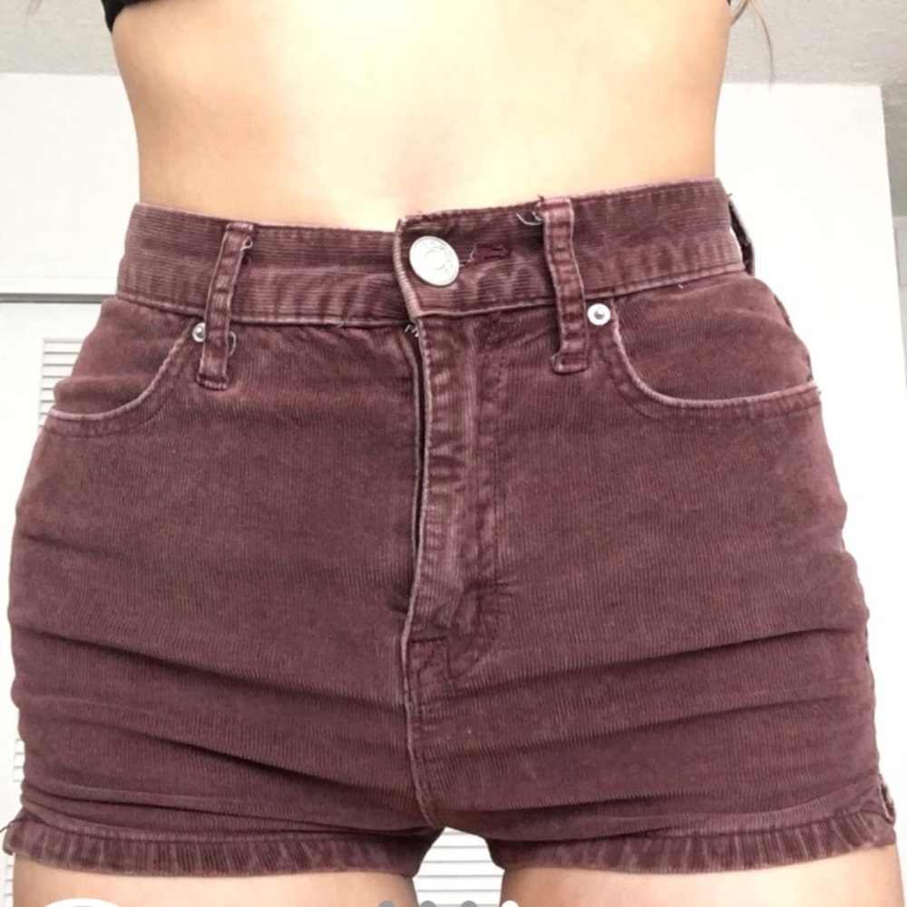 Corduroy shorts